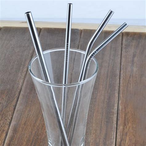 box of stainless steel drinking straws|large reusable straws stainless steel.